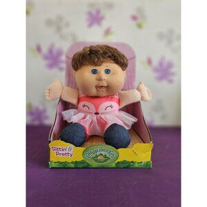Sittin Pretty Cabbage Patch Doll Pink Kitten and Tutu